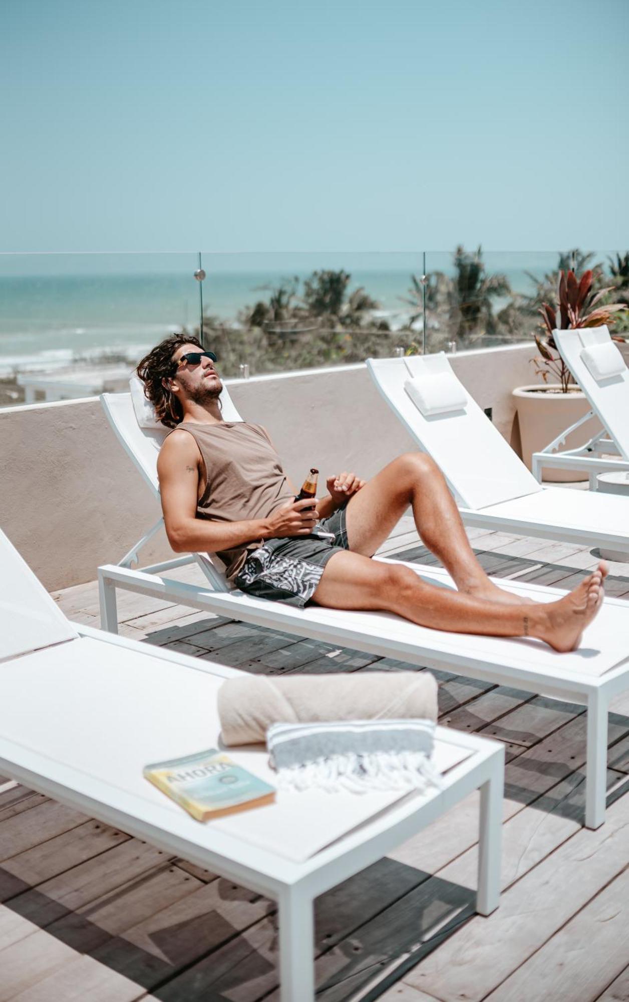 Dos Mares Barefoot Hotel El Cuyo Bagian luar foto